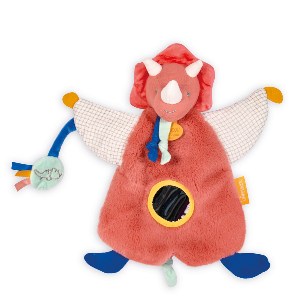 Levně Doudou Plyšový maňásek dinosaurus Lou 25 cm
