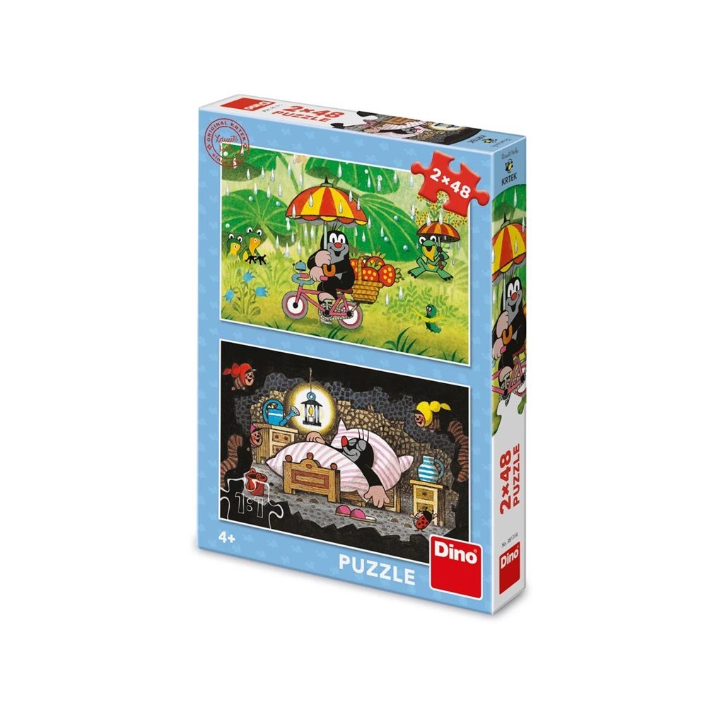 Levně Dino Puzzle Krtkův den 2x48 dílků