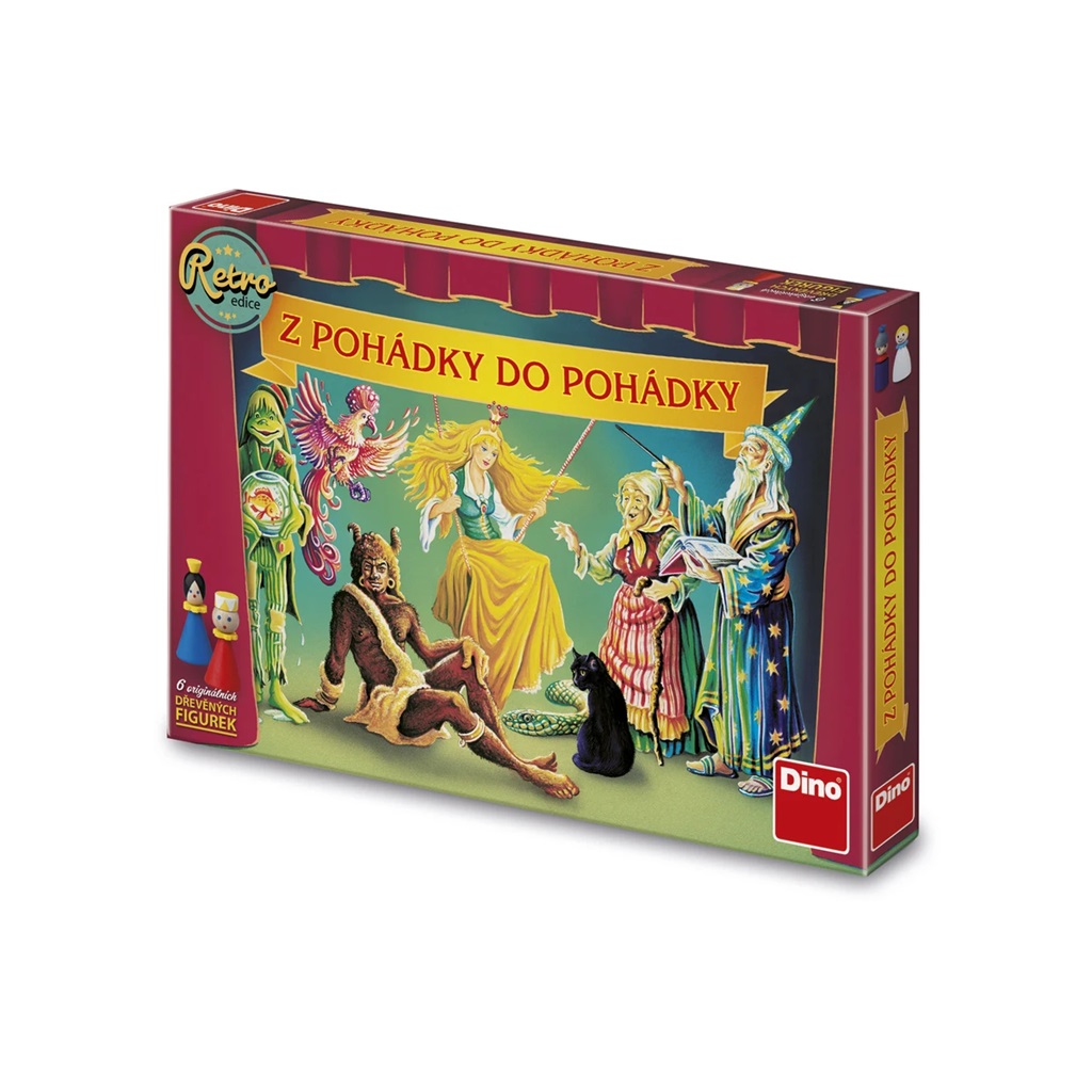 Levně Dino Dětská hra Z pohádky do pohádky - retro edice