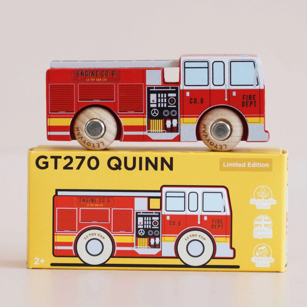 Le Toy Van Dřevěné hasičské auto Quinn