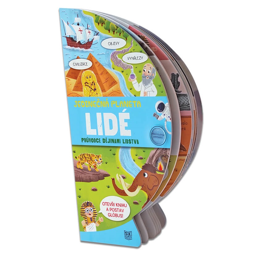 Levně Pexi Knížka rozkládací glóbus - Lidé