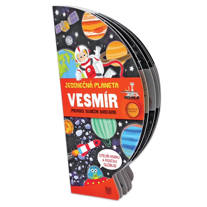 Levně Pexi Knížka rozkládací glóbus - Vesmír