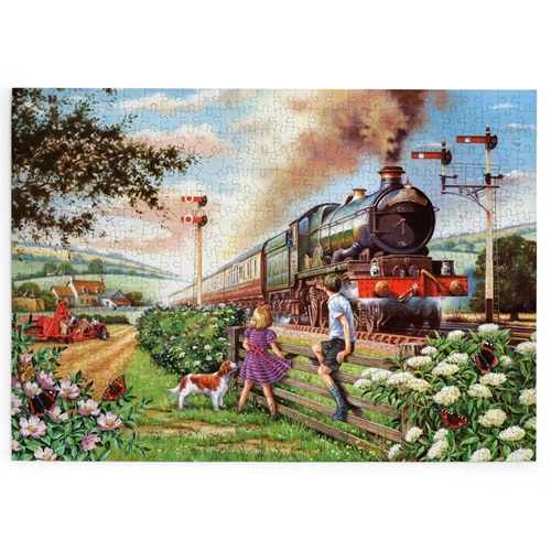 HOP Puzzle Děti na železnici 500 velkých dílků
