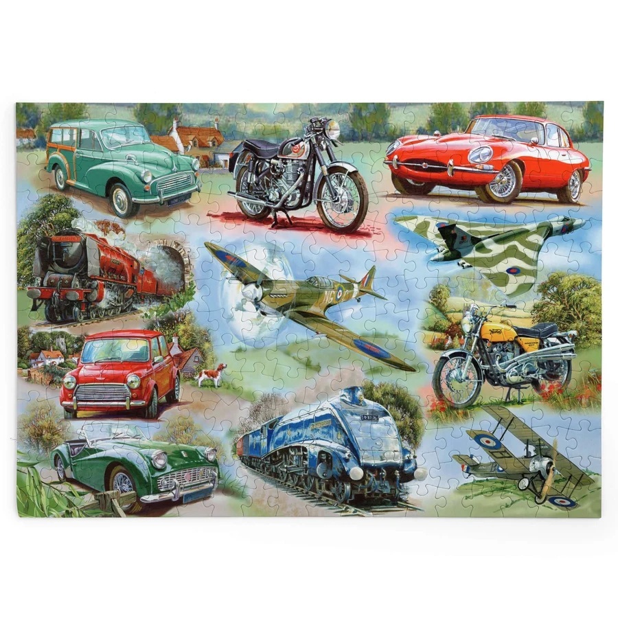 HOP Puzzle Nejlepší dopravní prostředky 250 velkých dílků