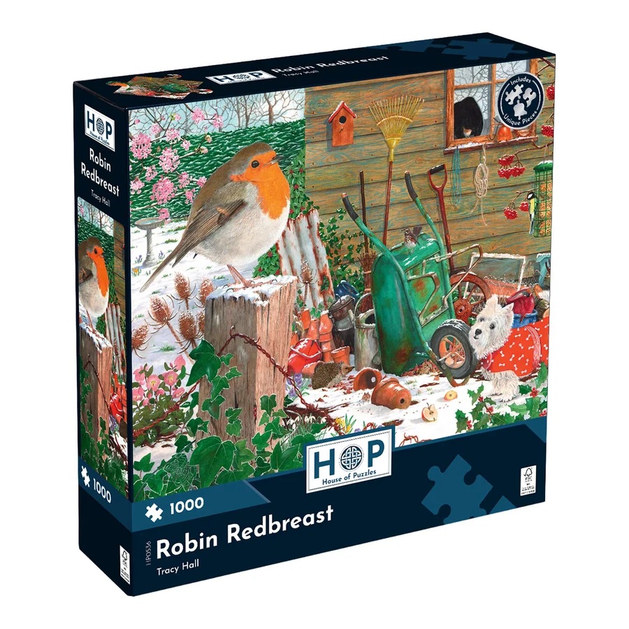HOP Puzzle Červenka obecná 1000 dílků