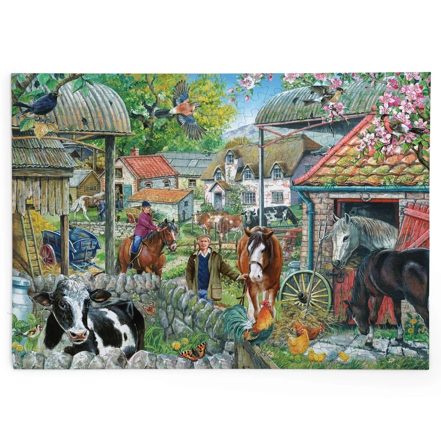 HOP Puzzle Koňská farma U podkovy 250 velkých dílků