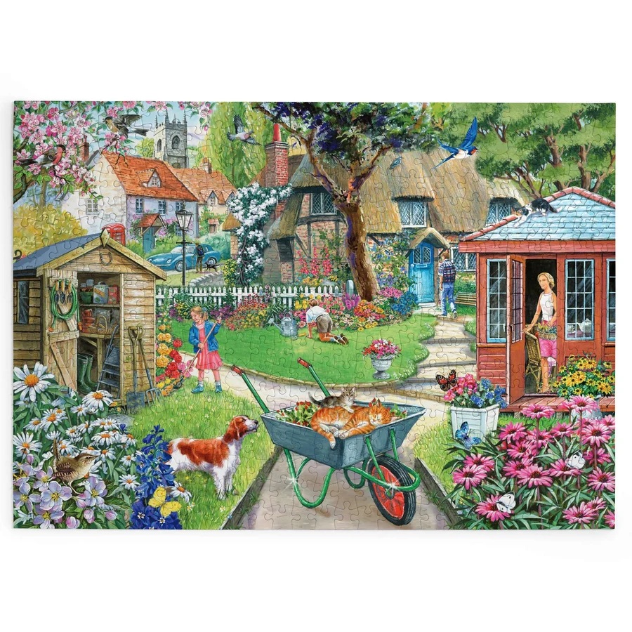 HOP Puzzle Rozkvetlá zahrada 500 velkých dílků