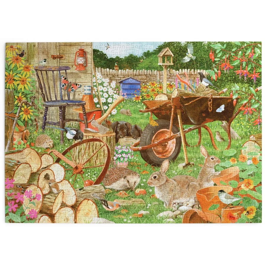 HOP Puzzle Zvířata na zahrádce 1000 dílků