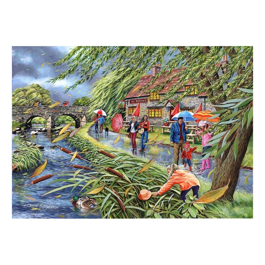 HOP Puzzle Větrný den 1000 dílků