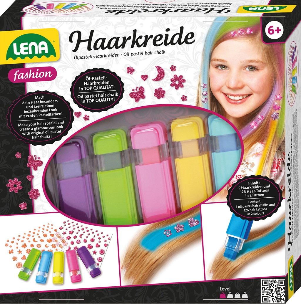 Lena Křídy na vlasy 5 barev