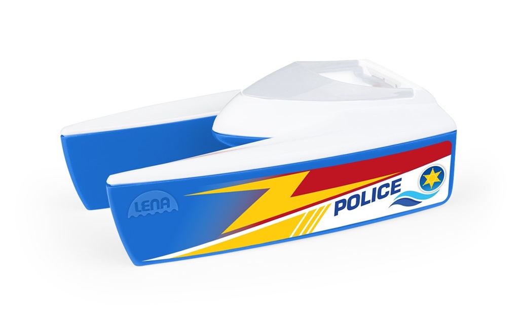 Levně Lena Loďka katamarán policie