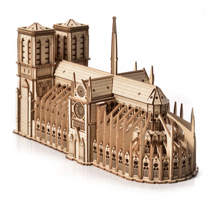Levně Little Story 3D dřevěná skládačka Katedrála Notre-Dame