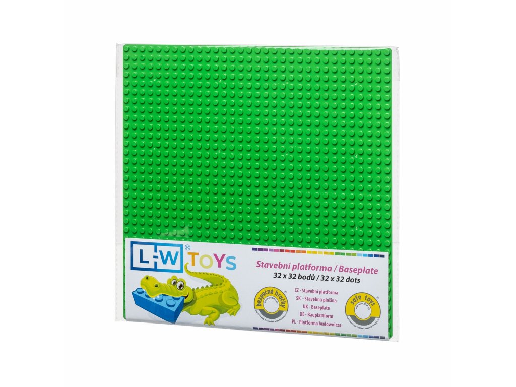 Levně L-W Toys Základová deska 32x32 světle zelená