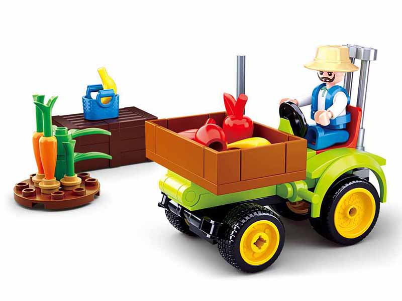 Levně Sluban Town Farma M38-B0776 Traktůrek na ovoce