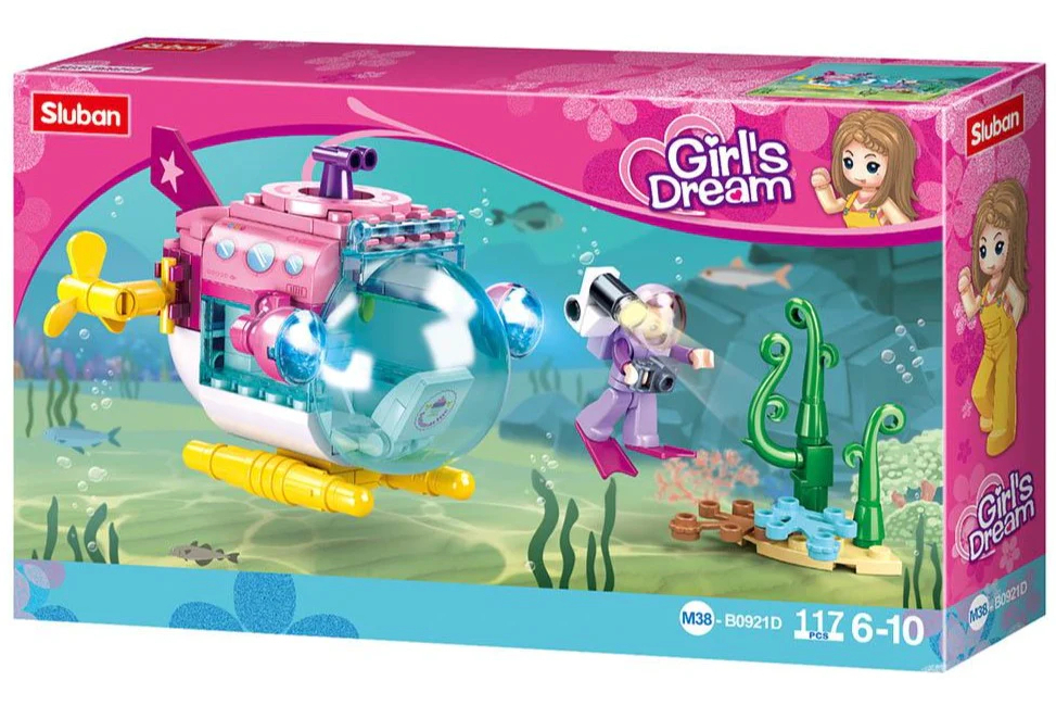 Levně Sluban Girls Dream M38-B0921D Ponorka