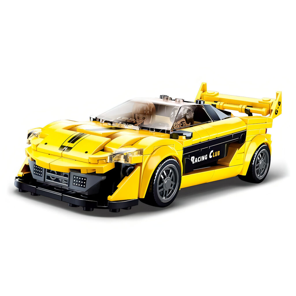 Levně Sluban Model Bricks M38-B0956 Žlutý anglický sporťák