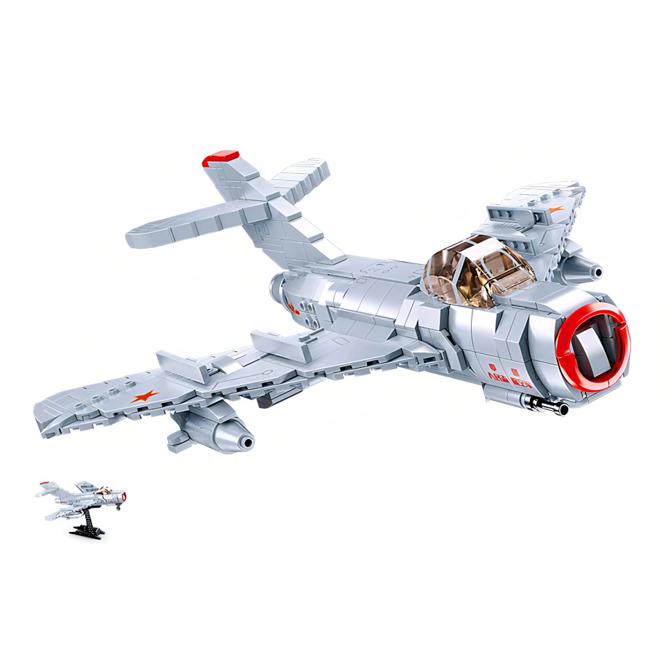 Levně Sluban Model Bricks M38-B0983 Proudový stíhací letoun MiG-15