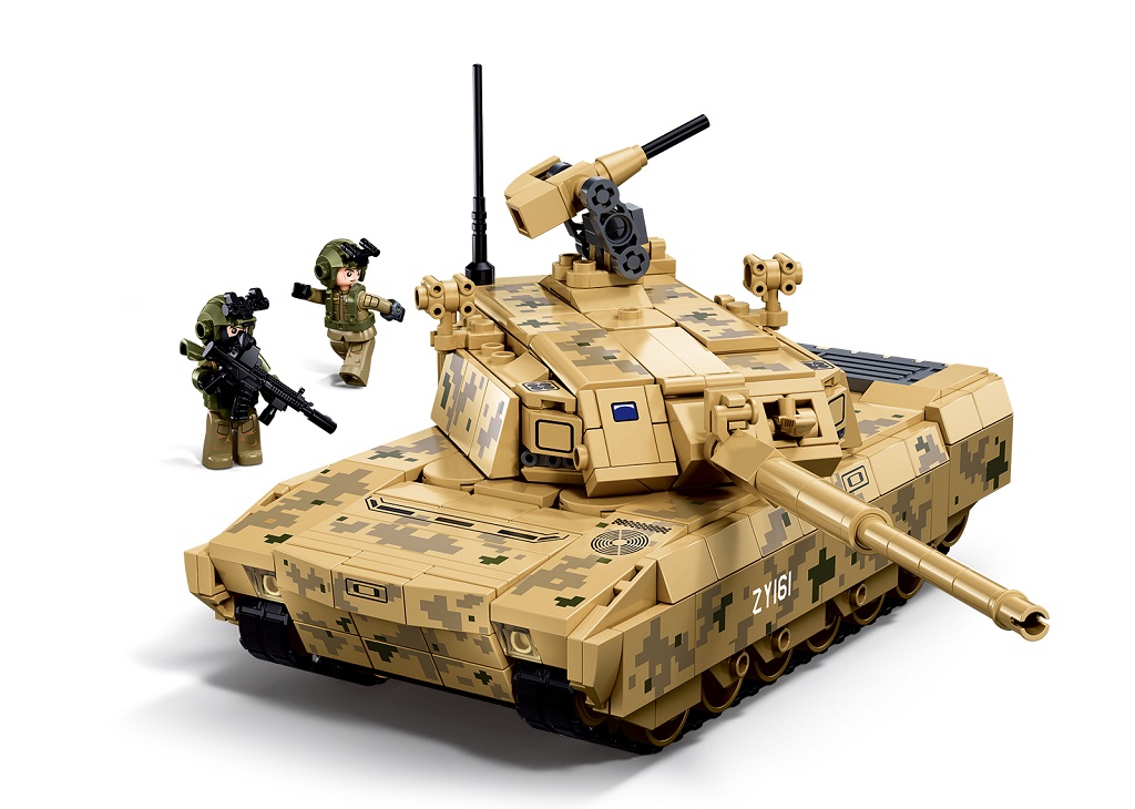 Sluban Army M38-B1616 Bojový tank ZTZ-100 v měřítku 1:44