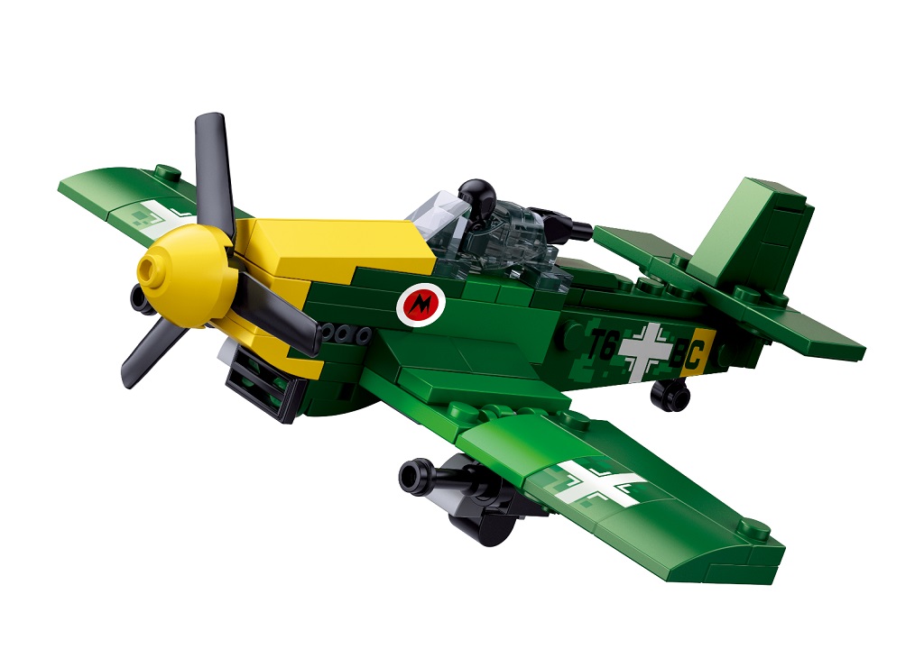 Sluban Model Bricks M38-B1617D Střemhlavý bombardér Stuka v měřítku 1:72