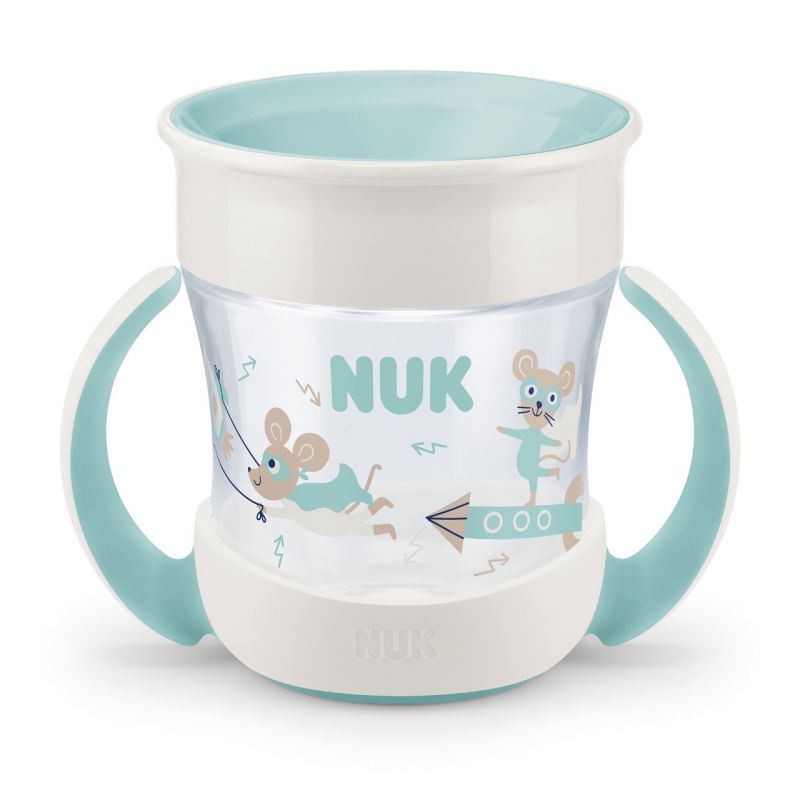 Levně NUK hrnek Mini Magic Cup 160ml tyrkysová