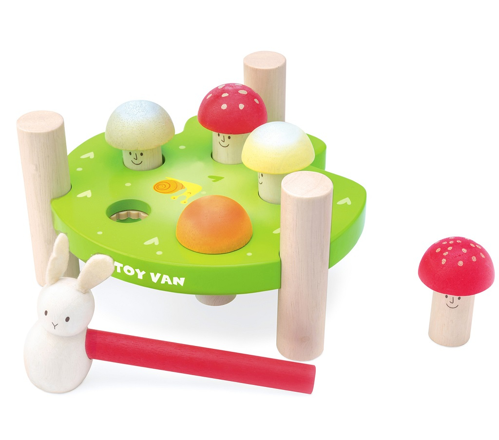 Levně Le Toy Van Petilou Zatloukačka veselé muchomůrky