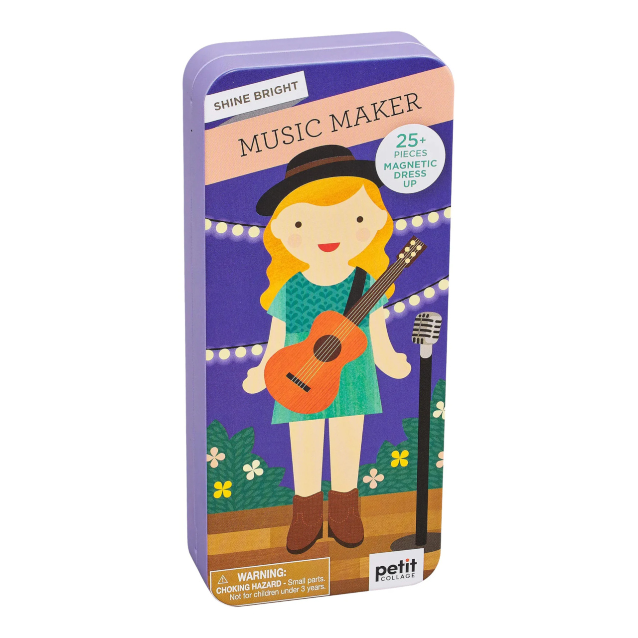 Levně Petit Collage Magnetické puzzle Muzikantka