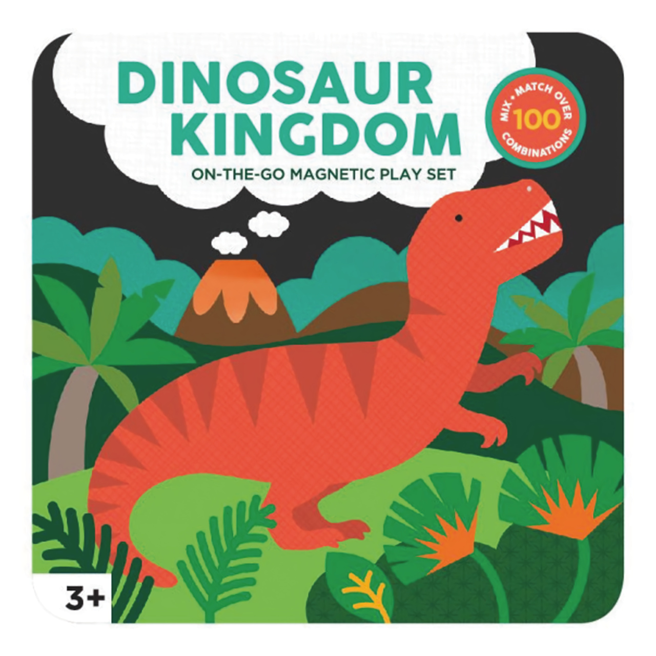 Levně Petit Collage Magnetická hrací sada - dinosauři