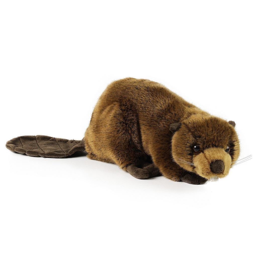 Levně Rappa Plyšový bobr 28 cm ECO-FRIENDLY