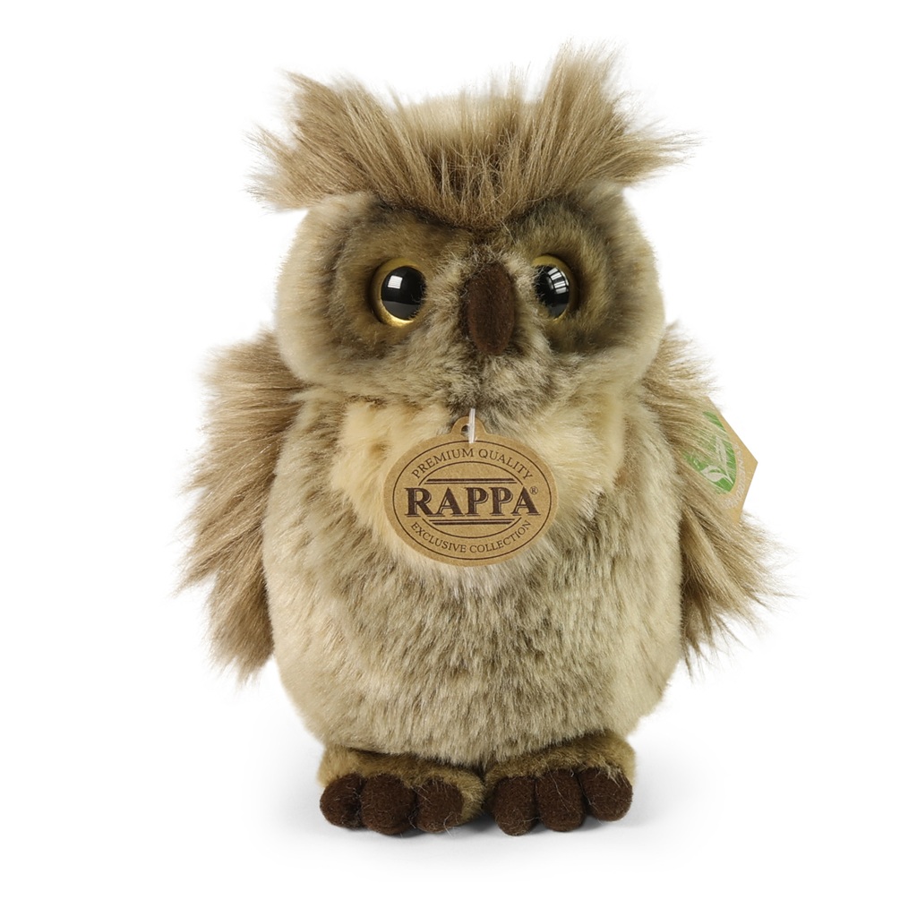 Rappa Plyšový výr virginský 18 cm ECO-FRIENDLY