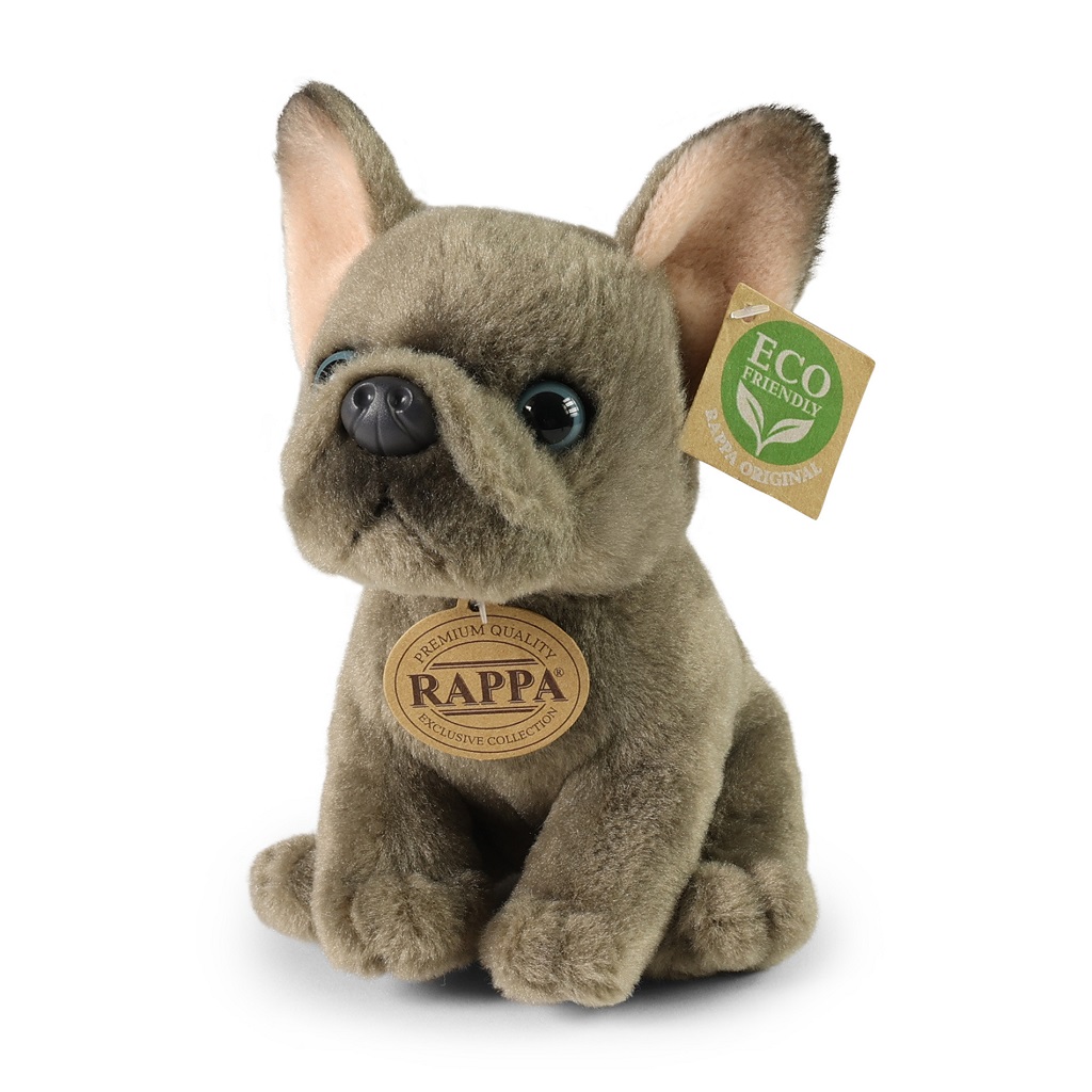 Rappa Plyšový pes francouzský buldoček 18 cm ECO-FRIENDLY