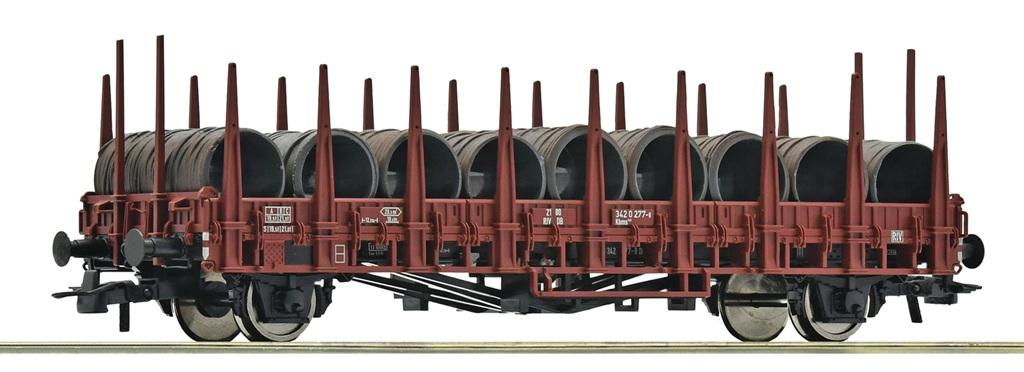 Roco Klanicový vagón Kbms 440 s ocelovými klanicemi DB - 6600268