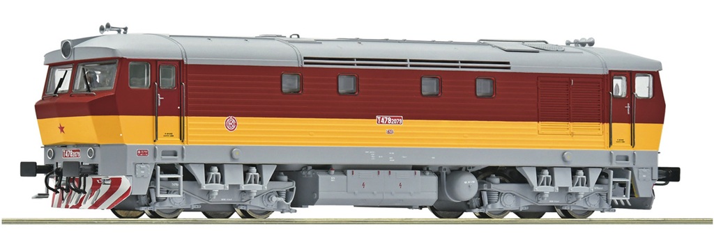 Roco Dieselová lokomotiva T 478 2079 ČSD Bardotka, digitální - 7310090