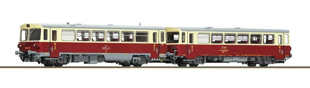 Roco Dieselový motorový vůz M 152 0059 s přípojným vozem Blm ČSD - 7780001