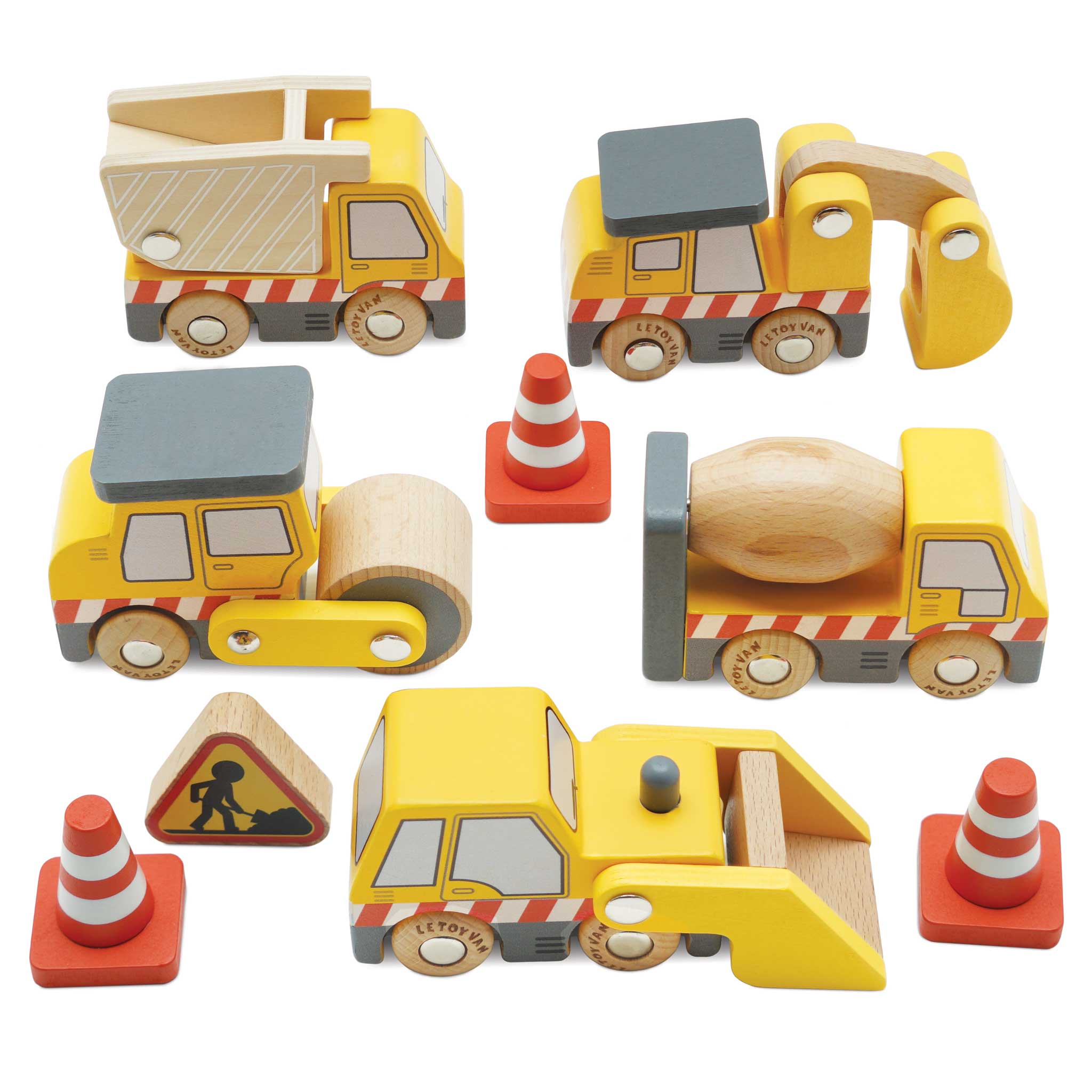Levně Le Toy Van Set stavebních strojů