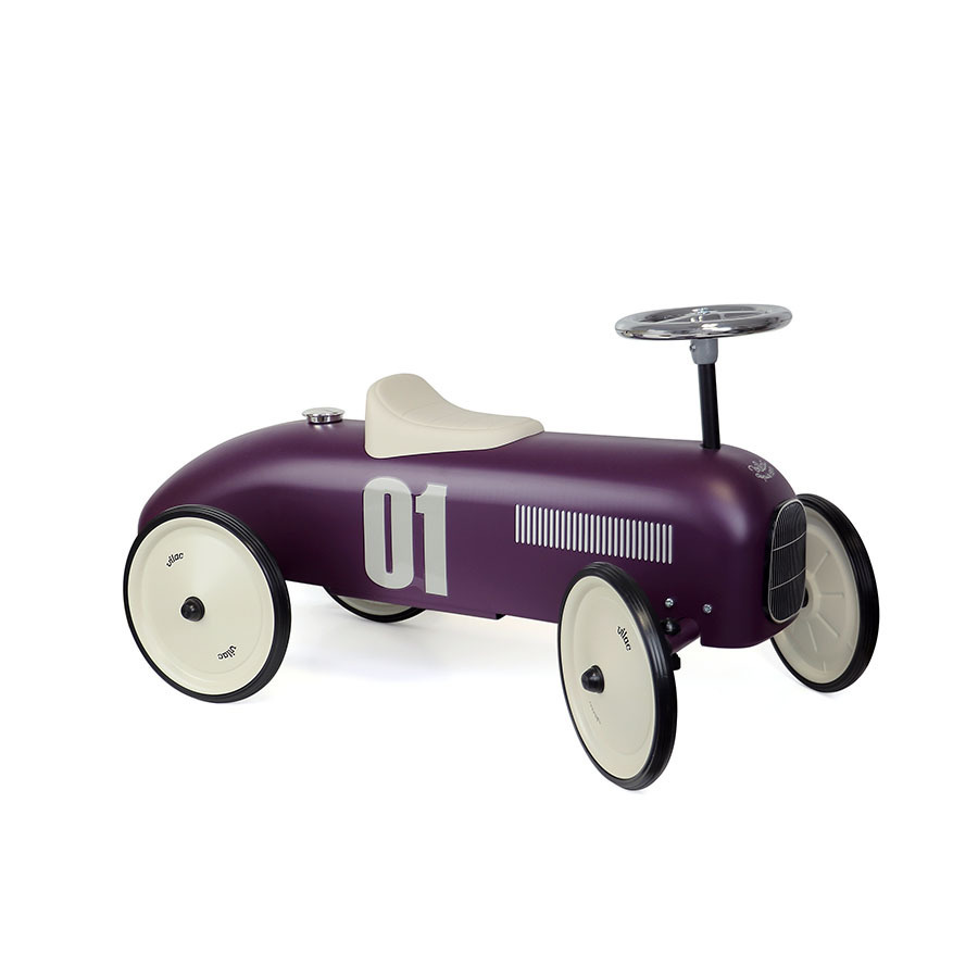 Levně Vilac Vintage kovové odrážedlo tmavě fialové