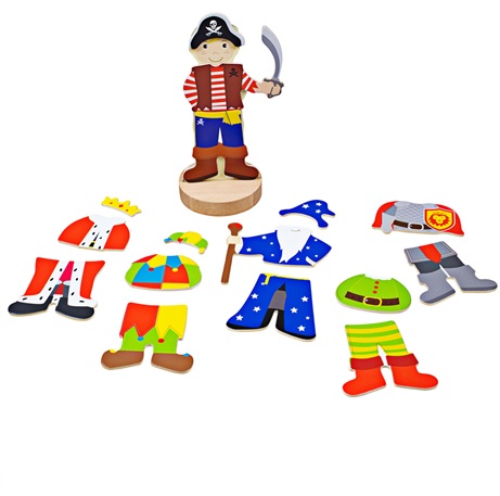 Levně Bigjigs Toys Magnetické oblékací puzzle mystické postavy